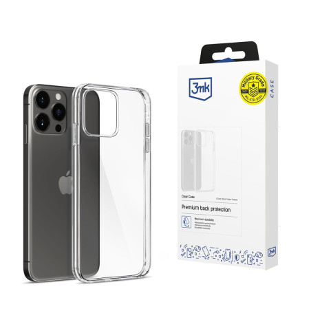 Kryt 3mk PROTECTION Clear Case iPhone 15 Pro Max čirý