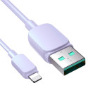 Joyroom Multi-Color Series A14 Lightning / USB-A 2.4A 1.2 m cable - purple