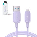 Joyroom Multi-Color Series A14 Lightning / USB-A 2.4A 1.2 m cable - purple