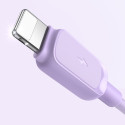 Joyroom Multi-Color Series A14 Lightning / USB-A 2.4A 1.2 m cable - purple