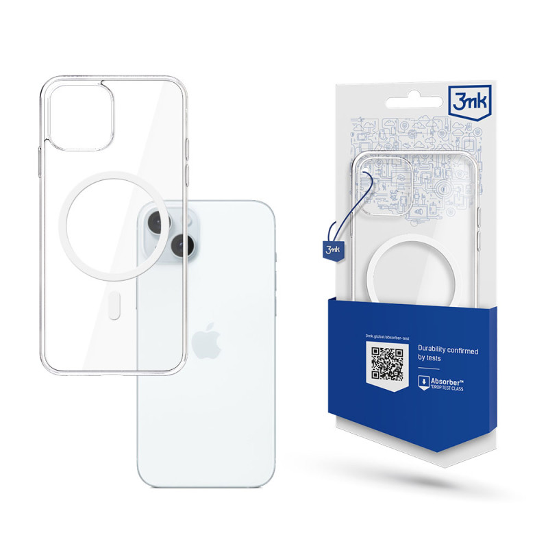 Kryt 3mk PROTECTION pro iPhone 15 Plus - MagSafe (černý)