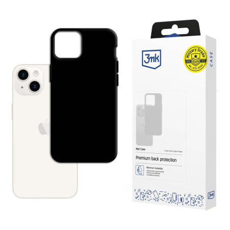 Kryt 3mk Matt Case pro iPhone 15 - black
