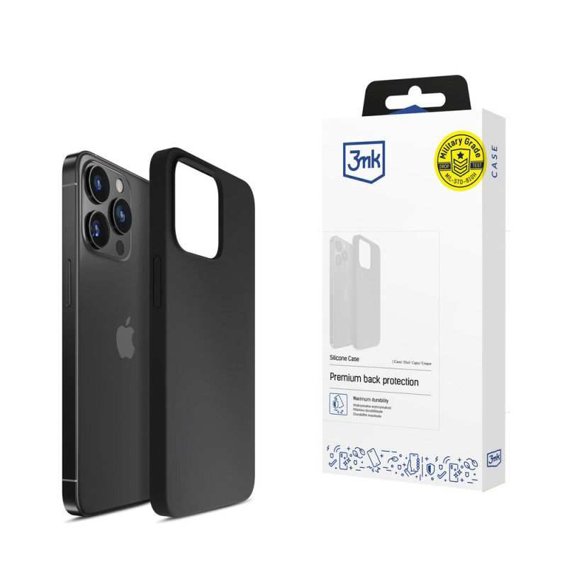 Kryt 3mk iPhone 15 Pro - silikonový (barva neuvedena)