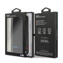 BMW pouzdro Carbon Tricolor Stripe pro iPhone XS Max – černé