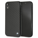 BMW pouzdro Signature Carbon pro iPhone XR – černé