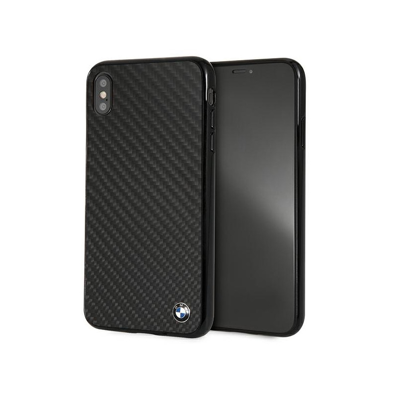 BMW Signature Carbon kryt pro iPhone Xs Max – černý