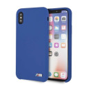 BMW silikonové pouzdro M Collection pro iPhone X / Xs – modré