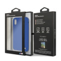 BMW silikonové pouzdro M Collection pro iPhone X / Xs – modré