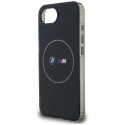 BMW pouzdro IML Metal White Circle MagSafe pro iPhone 16e – černé