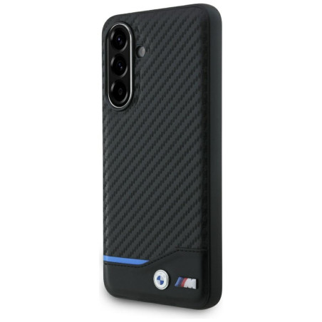 Pevné pouzdro BMW M Carbon na Samsung Galaxy A56 - černé