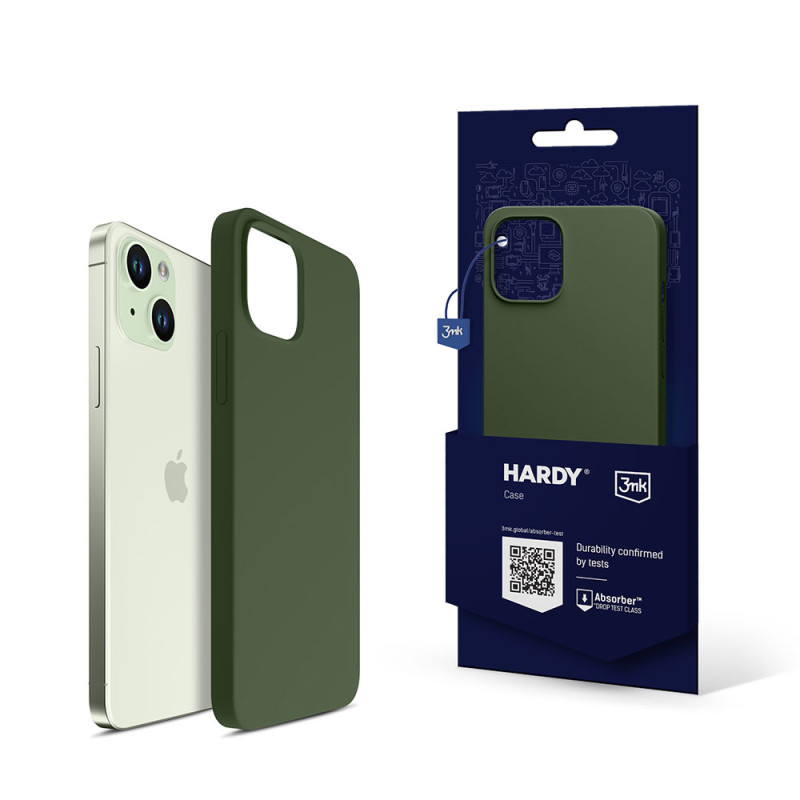 Kryt 3mk HARDY pro iPhone 15 - green