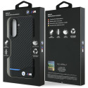 Pevné pouzdro BMW M Carbon na Samsung Galaxy A56 - černé