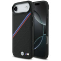 BMW pouzdro M Tricolor Metal Logo MagSafe pro iPhone 17 Air – černé