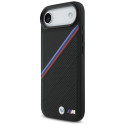 BMW pouzdro M Tricolor Metal Logo MagSafe pro iPhone 17 Air – černé