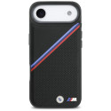 BMW pouzdro M Tricolor Metal Logo MagSafe pro iPhone 17 Air – černé