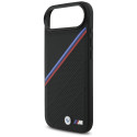BMW pouzdro M Tricolor Metal Logo MagSafe pro iPhone 17 Air – černé