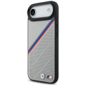 BMW pouzdro M Tricolor Metal Logo MagSafe pro iPhone 17 Air – šedé