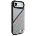 BMW pouzdro M Tricolor Metal Logo MagSafe pro iPhone 17 Air – šedé