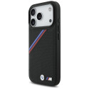 BMW MagSafe pouzdro M Tricolor Metal Logo pro iPhone 17 Pro – černé