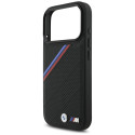 BMW MagSafe pouzdro M Tricolor Metal Logo pro iPhone 17 Pro – černé