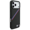 BMW pouzdro M Tricolor Metal Logo MagSafe pro iPhone 17 Pro Max – černé