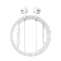 Sluchátka Joyroom JR-EW01 drátová do uší s mini jack a ovladačem - bílá