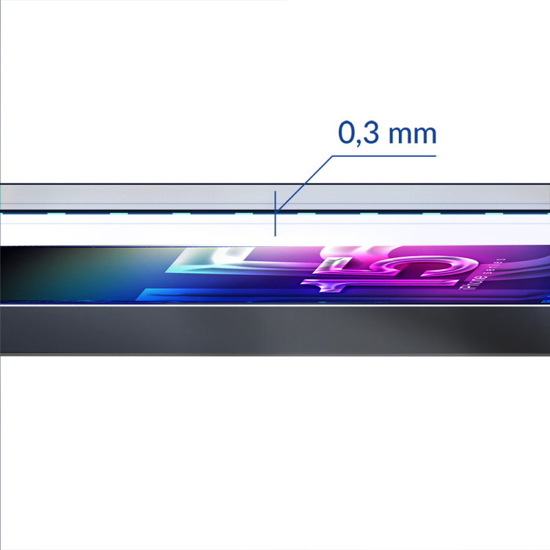 Ochranné sklo 3mk HardGlass Max Lite pro iPhone 15 - transparentní