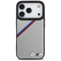 BMW pouzdro M Tricolor Metal Logo MagSafe pro iPhone 17 Pro – šedé