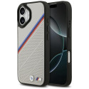 BMW M Tricolor Metal Logo MagSafe kryt pro iPhone 17 – šedý