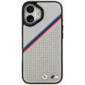 BMW M Tricolor Metal Logo MagSafe kryt pro iPhone 17 – šedý