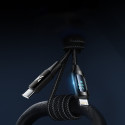 Kabel Wozinsky WUCLC2 Lightning - USB-C 36W 480Mb/s 2 m s displejem - černý