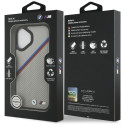 BMW M Tricolor Metal Logo MagSafe kryt pro iPhone 17 – šedý