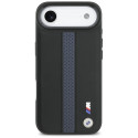 BMW pouzdro M Perforated Stripe Logo MagSafe pro iPhone 17 Air – modré