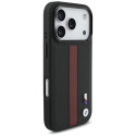 BMW pouzdro M Perforated Stripe Logo MagSafe pro iPhone 17 Pro – červené