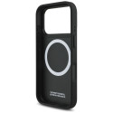 BMW pouzdro M Perforated Stripe Logo MagSafe pro iPhone 17 Pro – tmavě modré