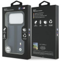 BMW pouzdro M Perforated Stripe Logo MagSafe pro iPhone 17 Pro – tmavě modré