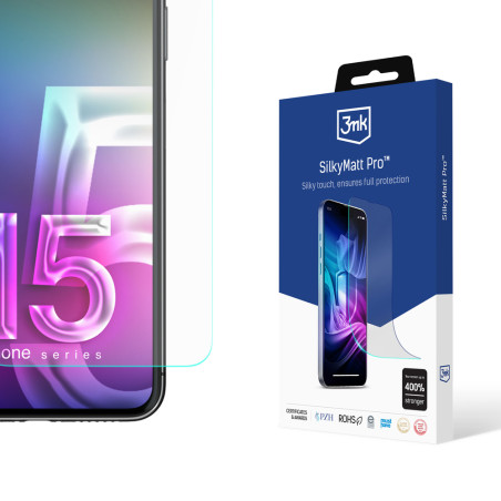 3mk SilkyMatt Pro pro iPhone 15 – ochranná fólie