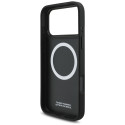 BMW pouzdro M Perforated Stripe Logo MagSafe pro iPhone 17 Pro Max – tmavě modré