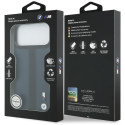 BMW pouzdro M Perforated Stripe Logo MagSafe pro iPhone 17 Pro Max – tmavě modré