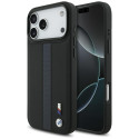BMW pouzdro M Perforated Stripe Logo MagSafe pro iPhone 17 Pro Max – modré