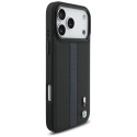 BMW pouzdro M Perforated Stripe Logo MagSafe pro iPhone 17 Pro Max – modré