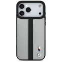 BMW MagSafe pouzdro M Perforated Stripe Logo pro iPhone 17 Pro Max – šedé