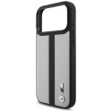 BMW MagSafe pouzdro M Perforated Stripe Logo pro iPhone 17 Pro Max – šedé