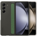 Silicone case for Samsung Galaxy Z Fold 5 with stand and strap - black