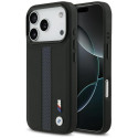 BMW pouzdro M Perforated Stripe Logo MagSafe pro iPhone 17 Pro – modré