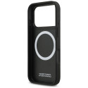 BMW pouzdro M Perforated Stripe Logo MagSafe pro iPhone 17 Pro – modré