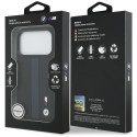 BMW pouzdro M Perforated Stripe Logo MagSafe pro iPhone 17 Pro – modré