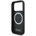 BMW pouzdro M Perforated Stripe Logo MagSafe pro iPhone 17 Pro – šedé