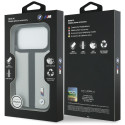 BMW pouzdro M Perforated Stripe Logo MagSafe pro iPhone 17 Pro – šedé