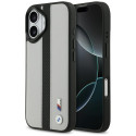 BMW pouzdro M Perforated Stripe Logo MagSafe pro iPhone 17 – šedé